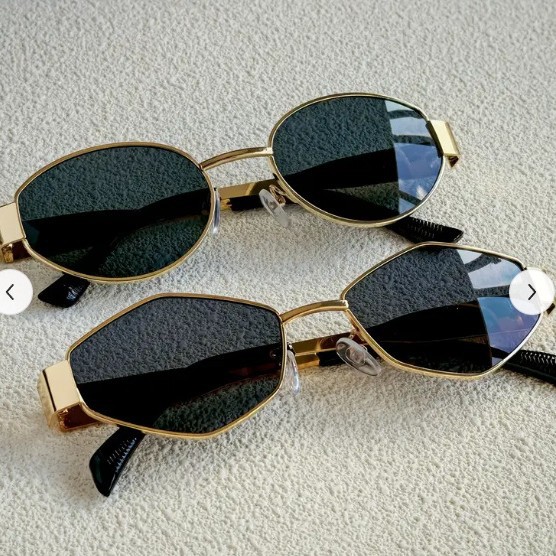Women'S Fashion Eyeglasses - Trendy ronde metalen zonnebrillen voor dames,