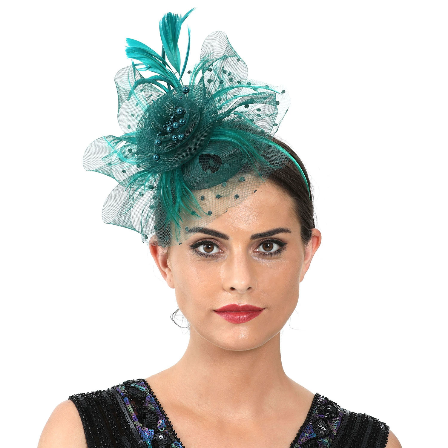 Women'S Fashion Kentucky Derby - Elegante Fascinator Hoofddeksels Vrouwen Cocktail Tea