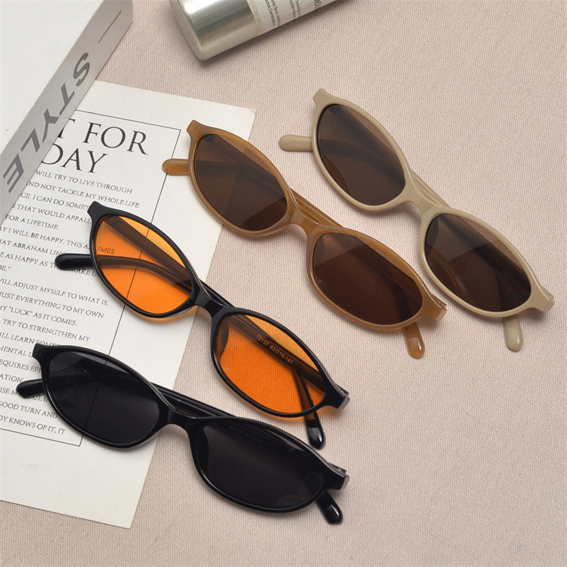Women'S Fashion Eyeglasses - Nieuwe Retro Ovale Cat Eye Zonnebril