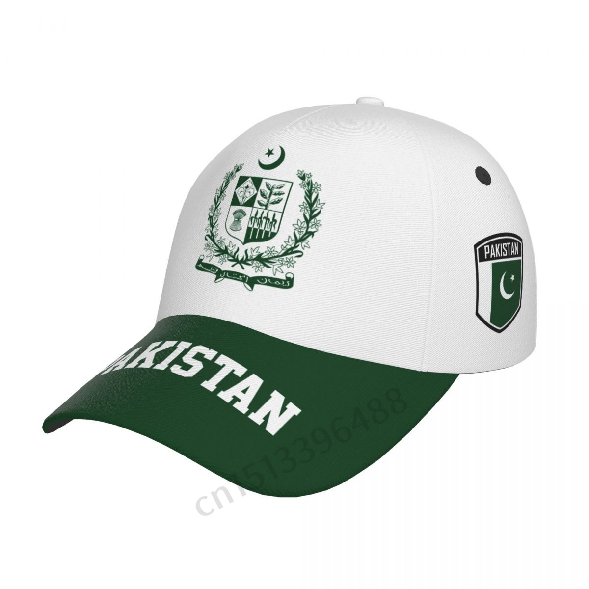 Women Fashion Pakistan - Pakistan Vlag 3D Voetbalhoeden Zon Baseball
