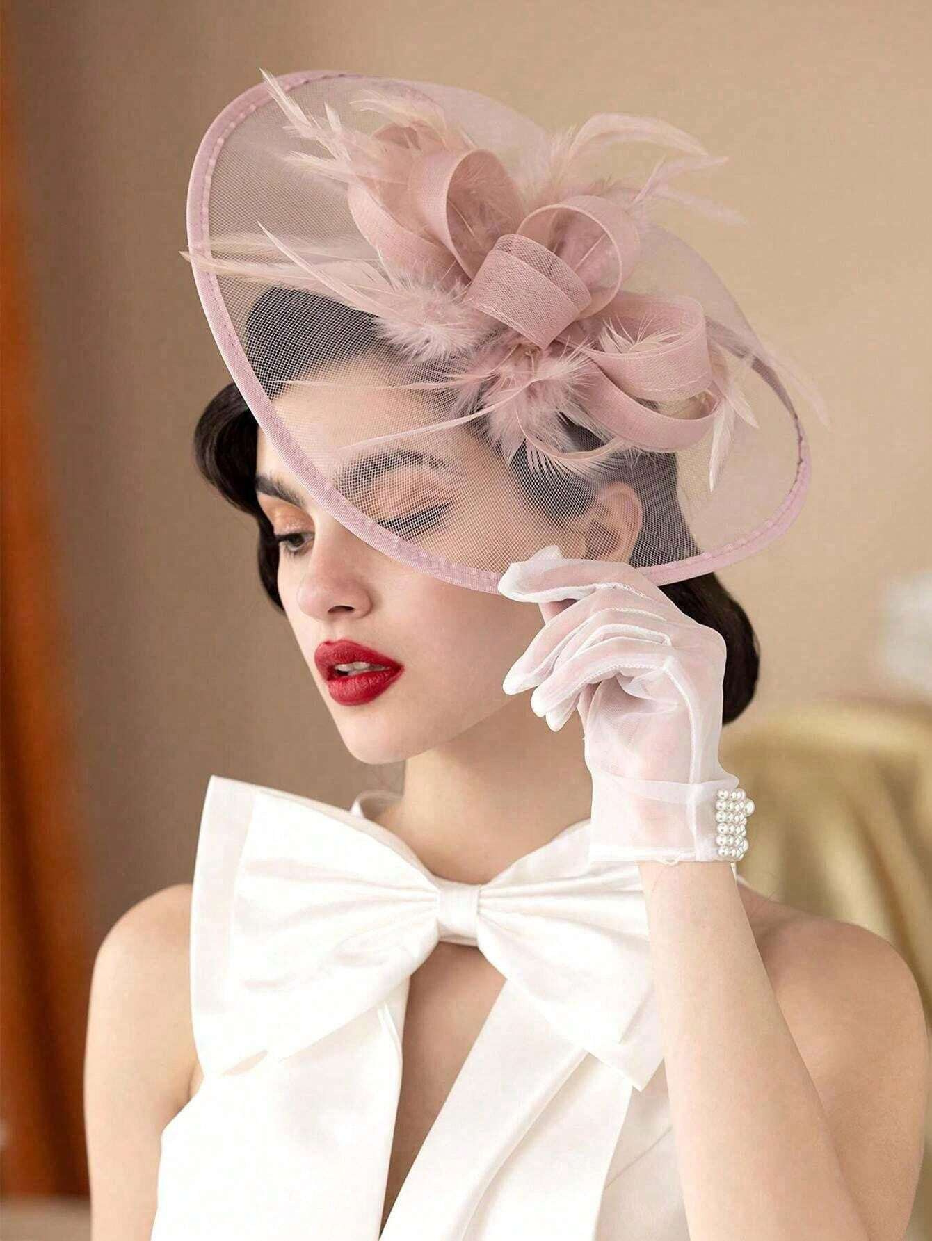 Women'S Fashion Kentucky Derby - 1Pc Fascinators Hoeden Voor Vrouwen Fancy