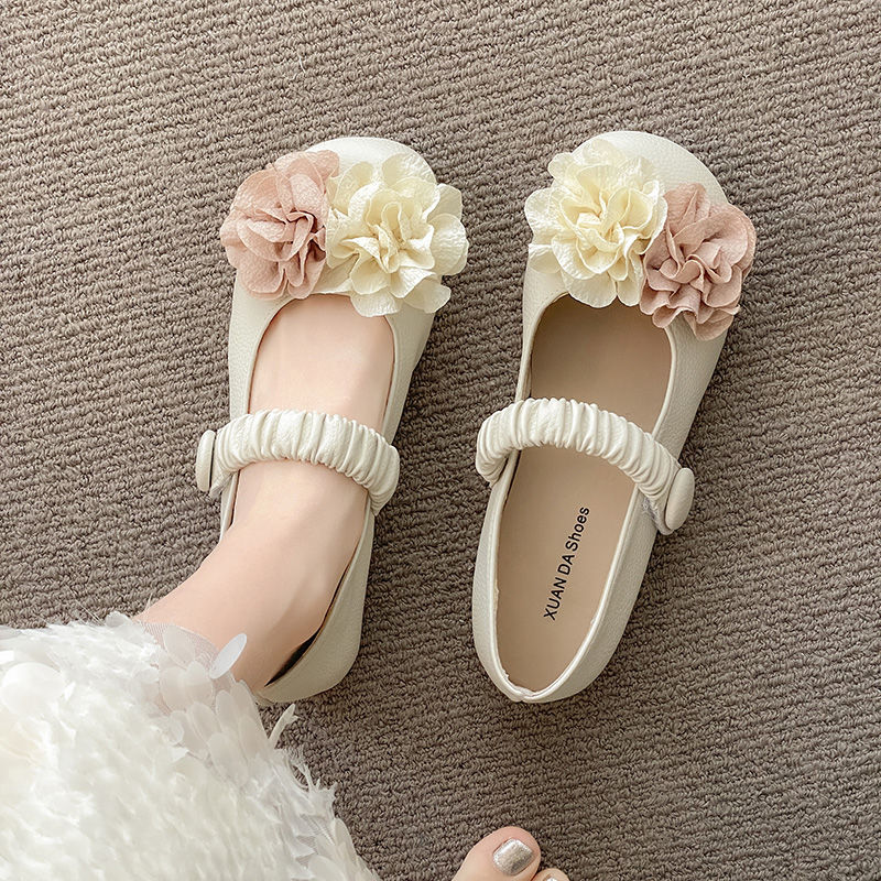 Women'S Fashion Quick Delivery - Leuke ronde neus Mary Jane platte