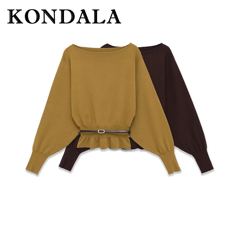 Women'S Fashion Trends Fall 2025 - KONDALA Vintage Effen Mode 2025 Gebreide