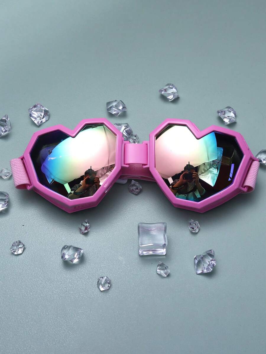 Women'S Fashion Eyeglasses - Oversized hartvormige modezonnebril voor dames Y2K-stijl
