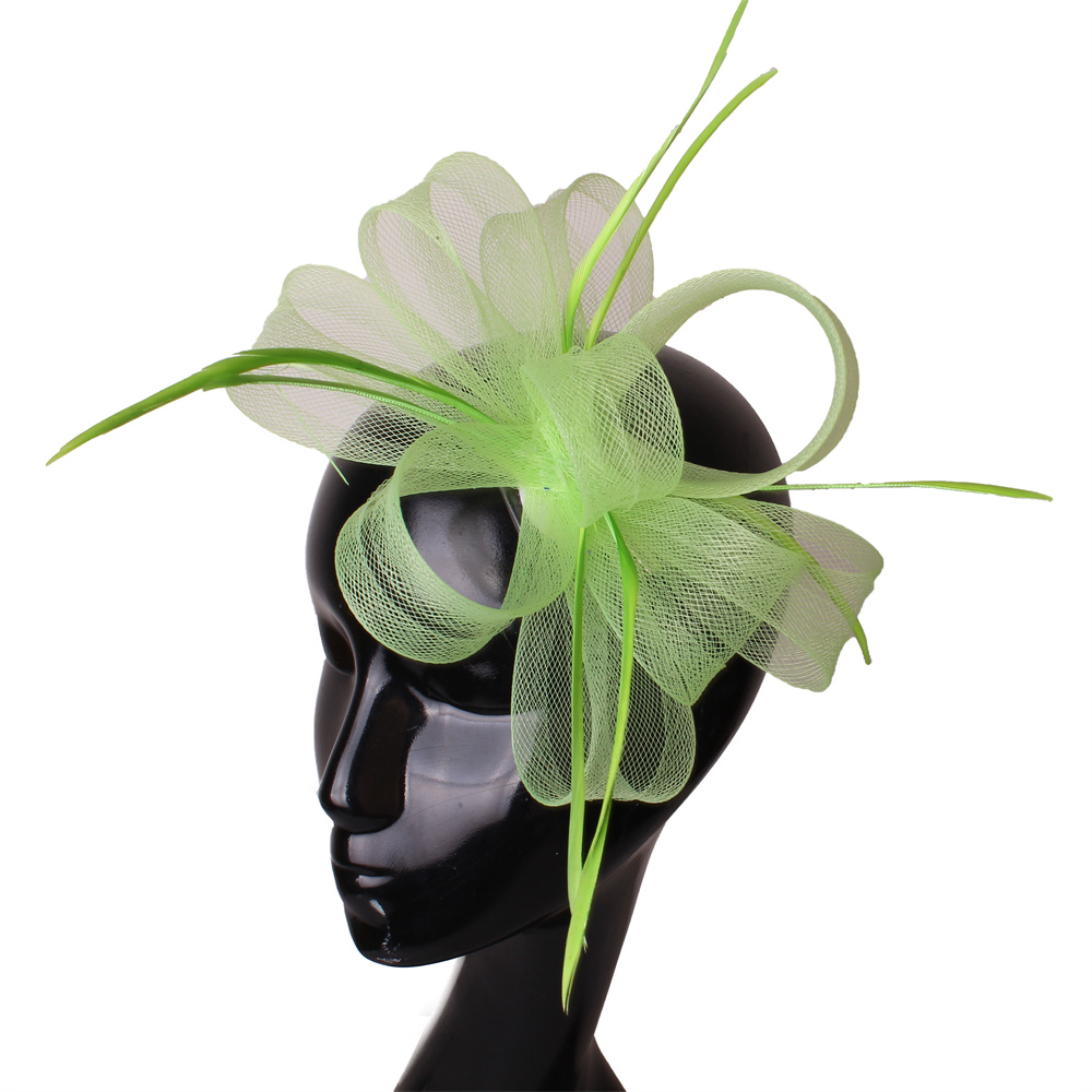 Women'S Fashion Kentucky Derby - Veren lint fascinator hoeden vintage mesh