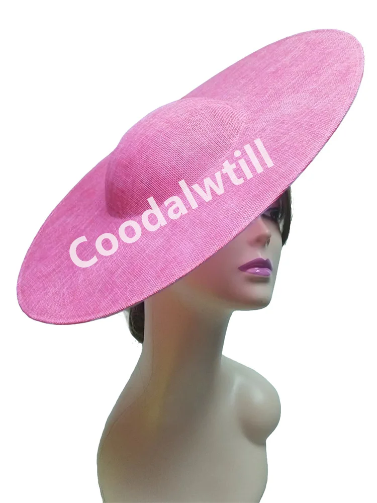 Women'S Fashion Kentucky Derby - 40Cm Grote Fascinator Basis Maken Bruiloft