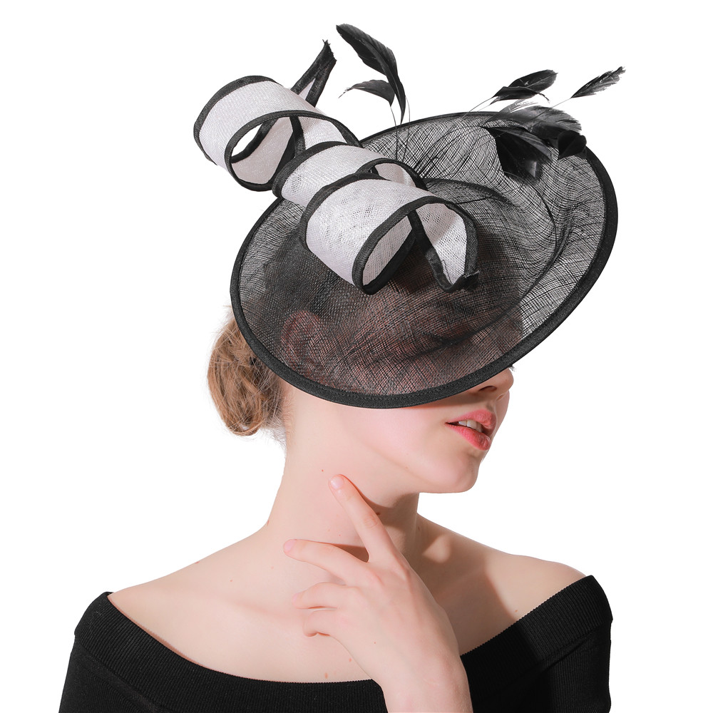 Women'S Fashion Kentucky Derby - Zwarte Kentucky Derby Tovenaar Hoed Voor