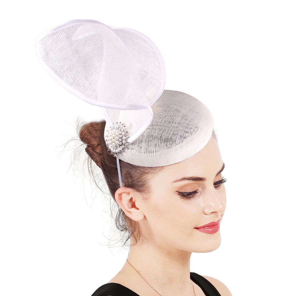Women'S Fashion Kentucky Derby - Chique dames sinamay hoed met strik,