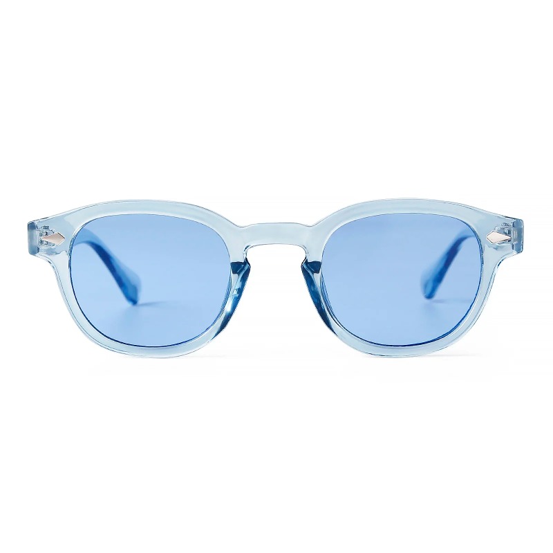 Mode transparante blauwe ronde - Women'S Fashion Eyeglasses recensie en prijs