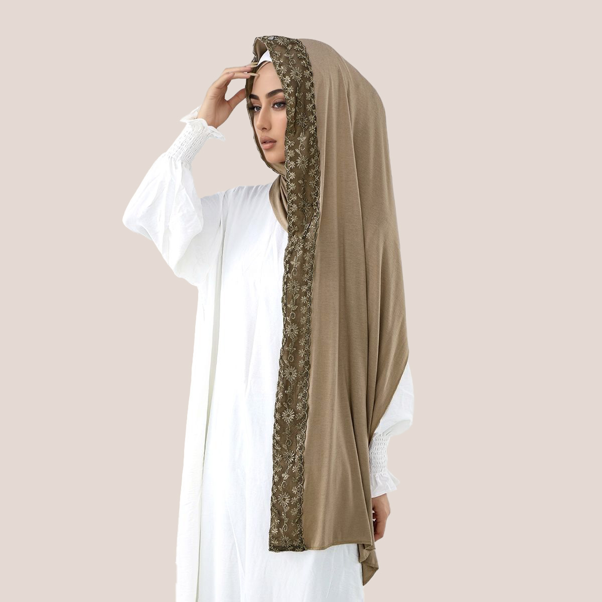 Kant Borduren Katoen Jersey Mo - Women Fashion Malaysia recensie en prijs