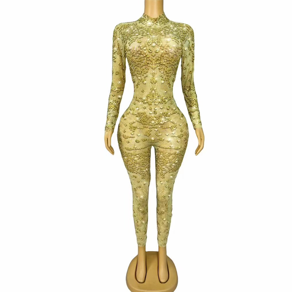 Sexy podium glanzende gouden s - Women Fashion Photoshoot recensie en prijs