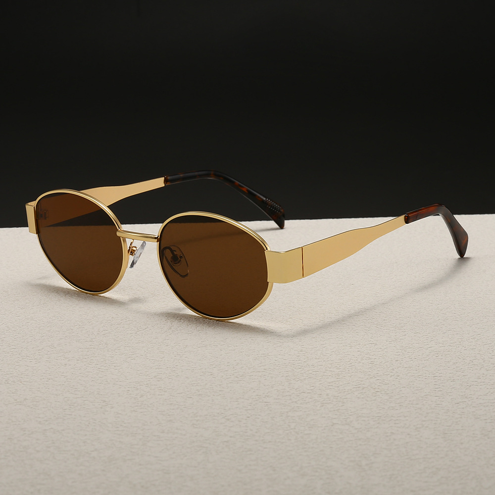 Trendy ronde metalen zonnebril - Women'S Fashion Eyeglasses recensie en prijs