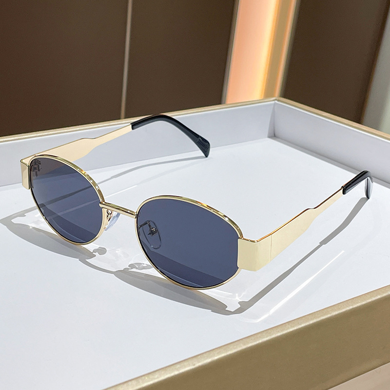 Trendy ronde metalen zonnebril - Women'S Fashion Eyeglasses recensie en prijs