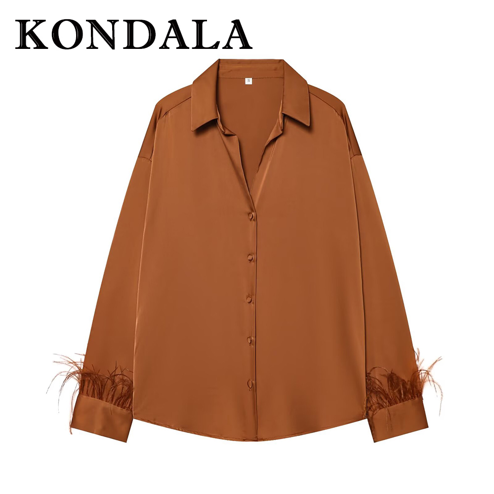 KONDALA Vintage Effen Oranje K - Women'S Fashion Trends Fall 2025 recensie en prijs