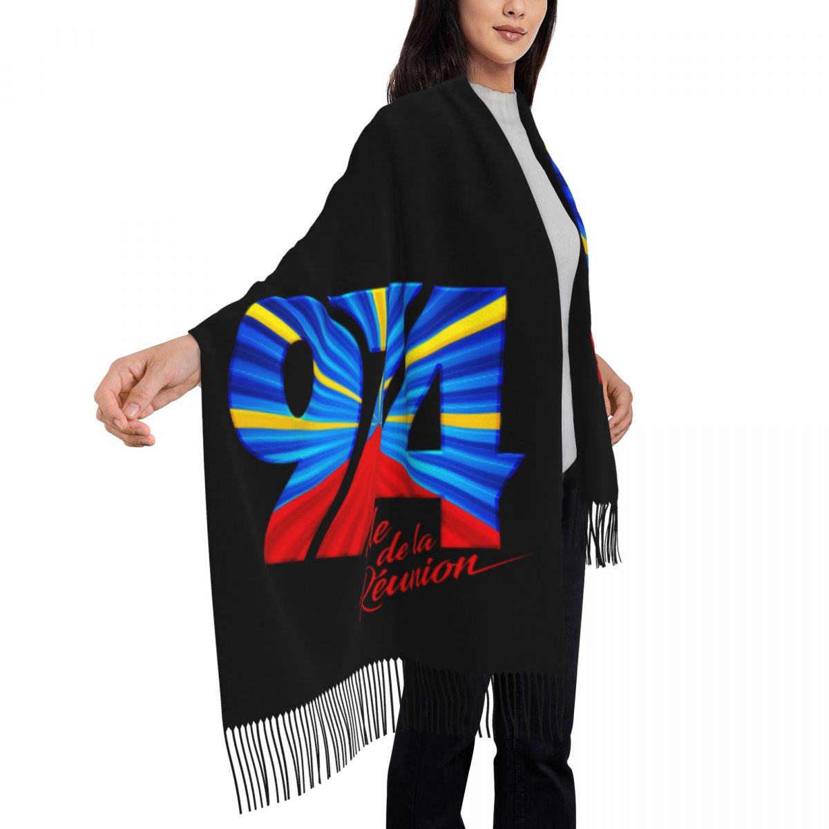 Aangepaste 974 Reunion Island  - Women Fashion Logo recensie en prijs