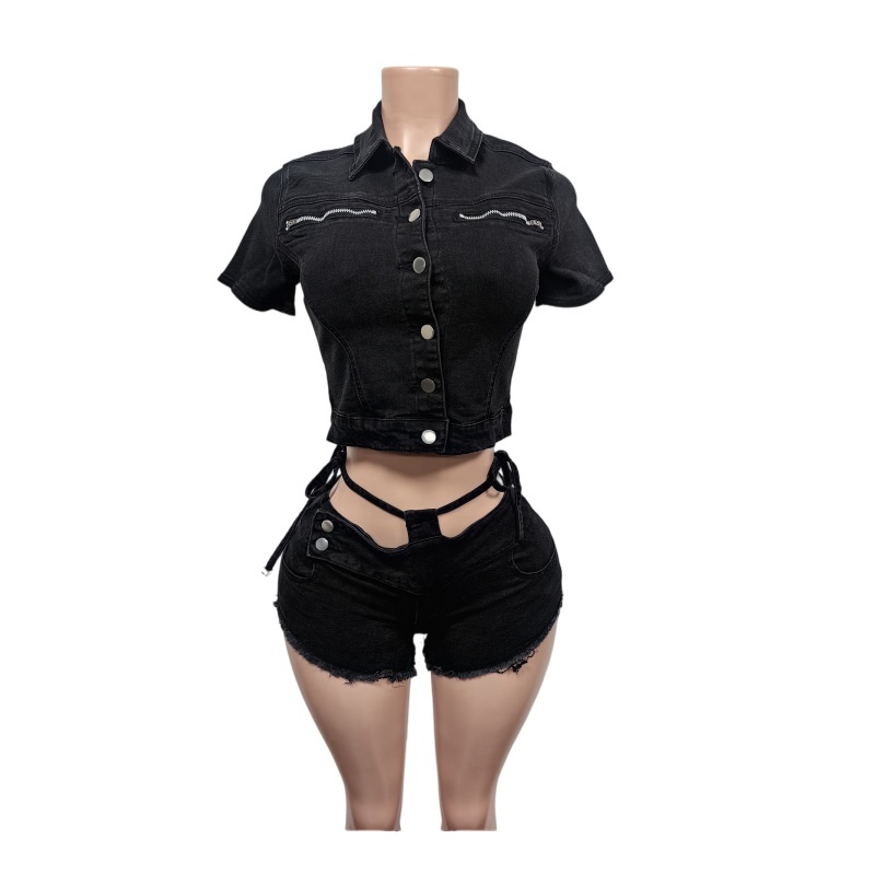 Sexy Denim 2-delige Sets Dames - Women Fashion Jeans Top recensie en prijs