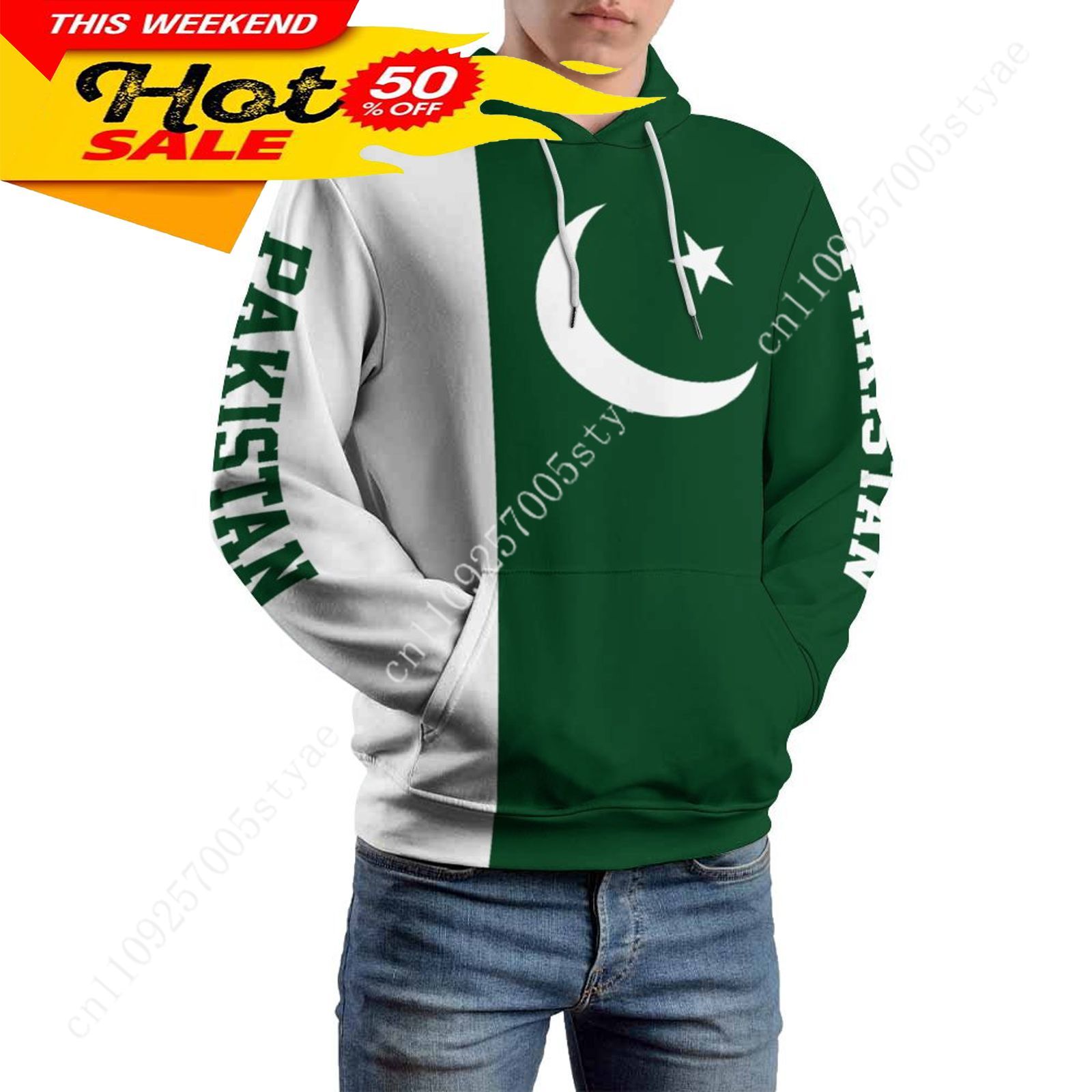 Pakistan Vlag Hoodie Mannen Vr - Women Fashion Pakistan recensie en prijs