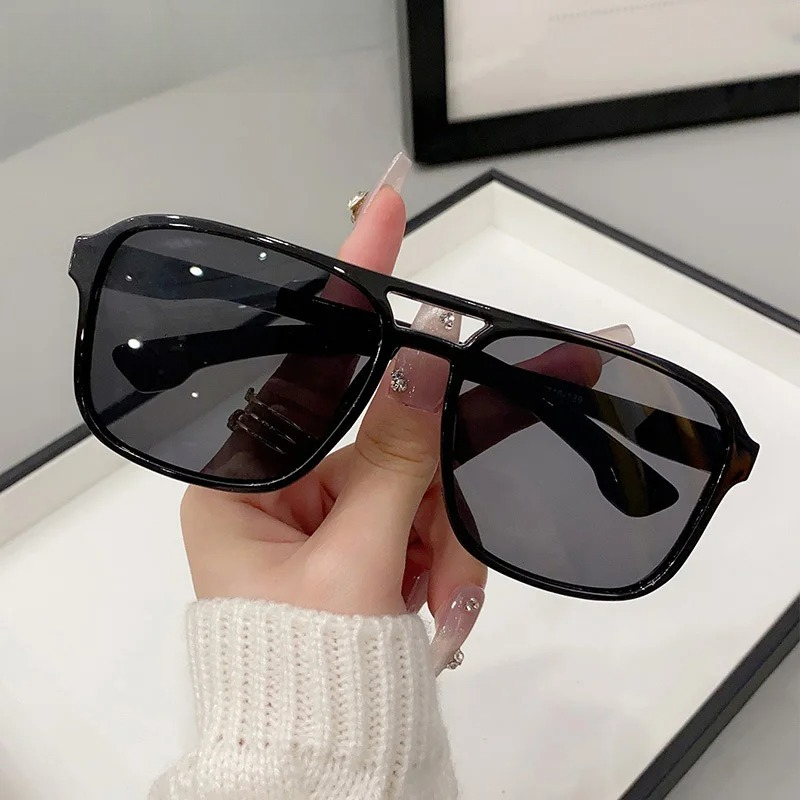 Vierkante dubbele bruggen zonn - Women'S Fashion Eyeglasses recensie en prijs