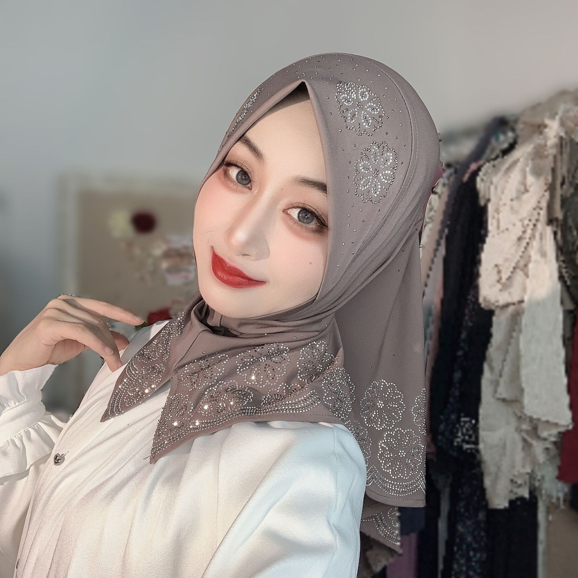 Kant-en-klare moslim hijab voo - Women Fashion Designer recensie en prijs