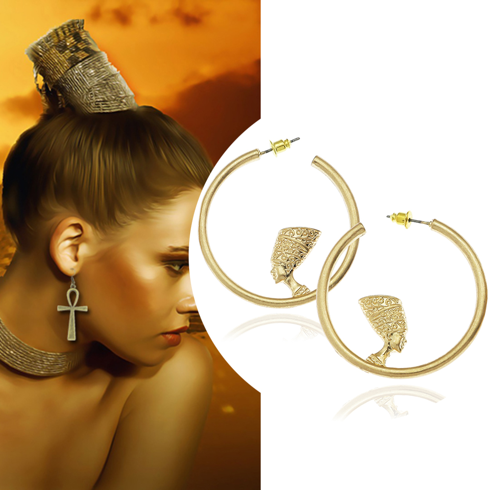 Vintage gouden kleur dames oor - Women Fashion Egypt recensie en prijs