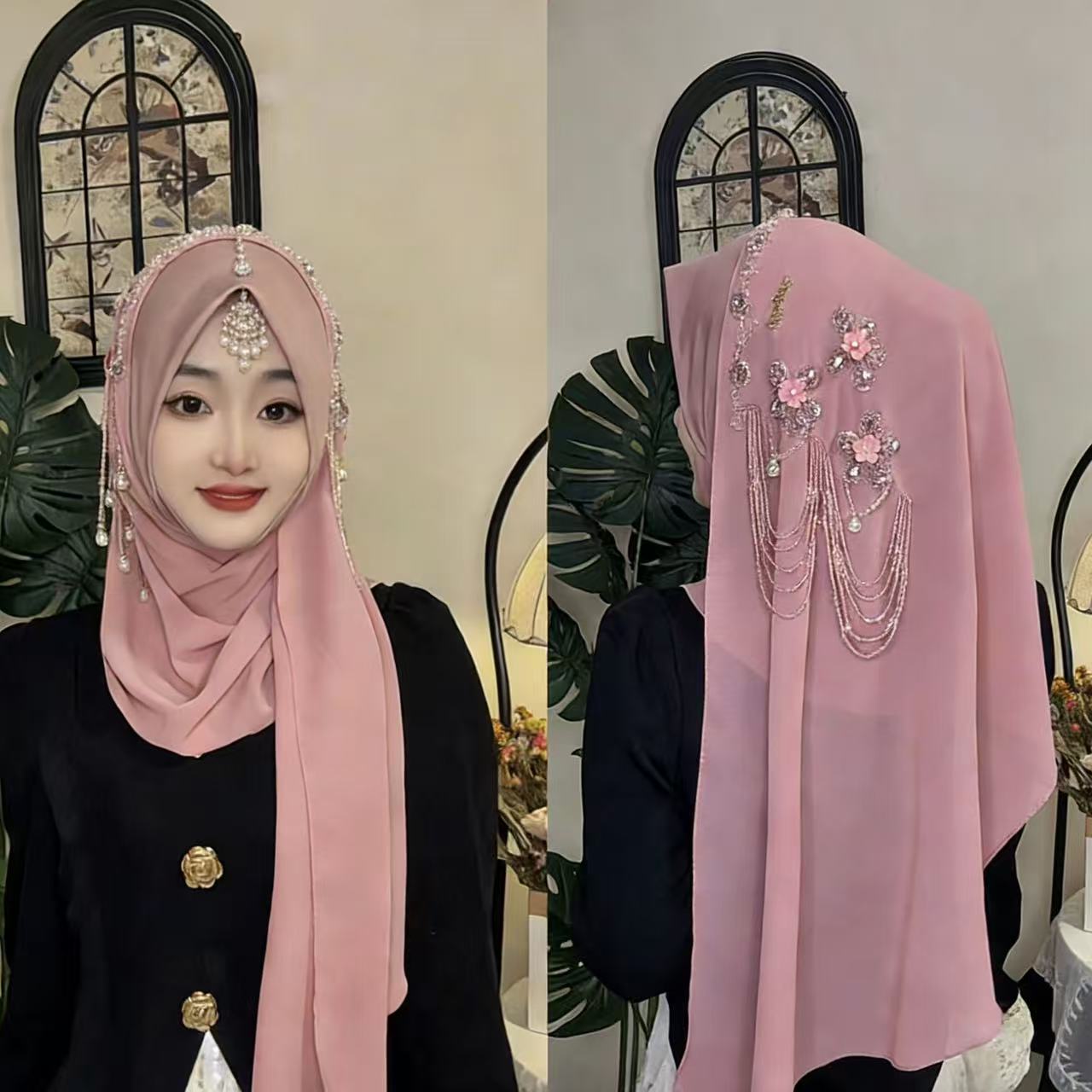 Abaya hijab moslimvrouwen shaw - Women Fashion Malaysia recensie en prijs