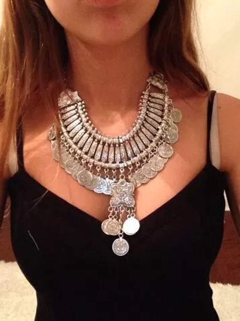 Vintage Zilverachtig Strand Mu - Women Fashion Pakistan recensie en prijs