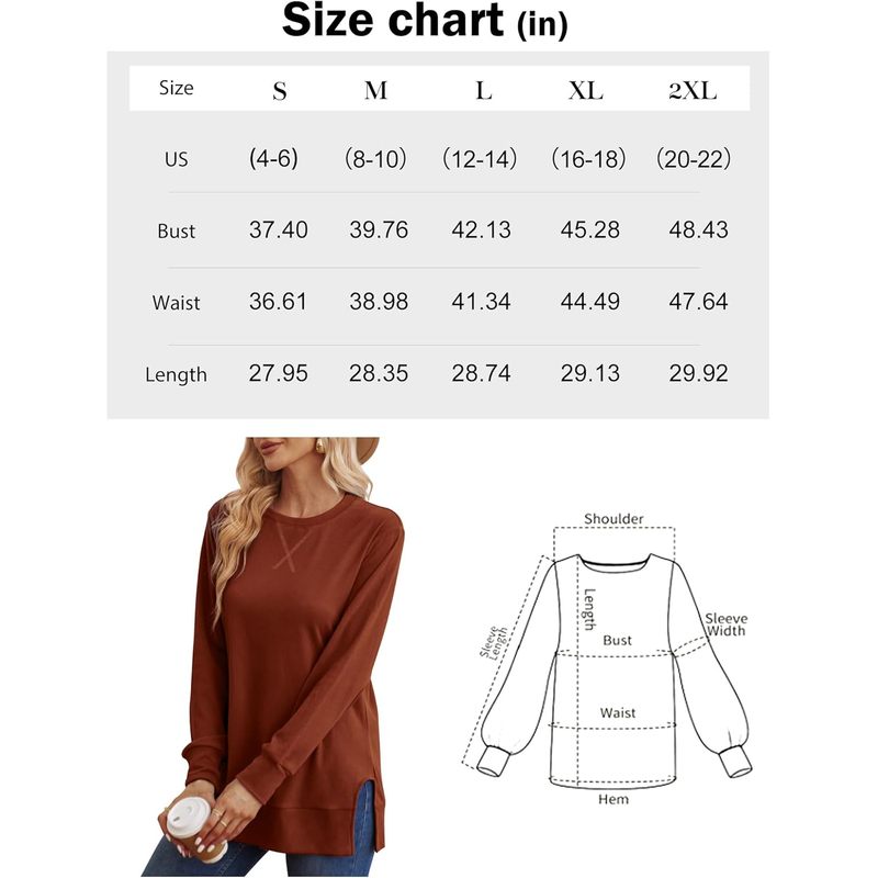 Sweatshirt dames zijsplit herf - Women'S Fashion Trends Fall 2025 recensie en prijs