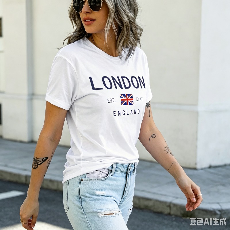 Zomer Dames Londen Engeland T- - Women'S Fashion London recensie en prijs