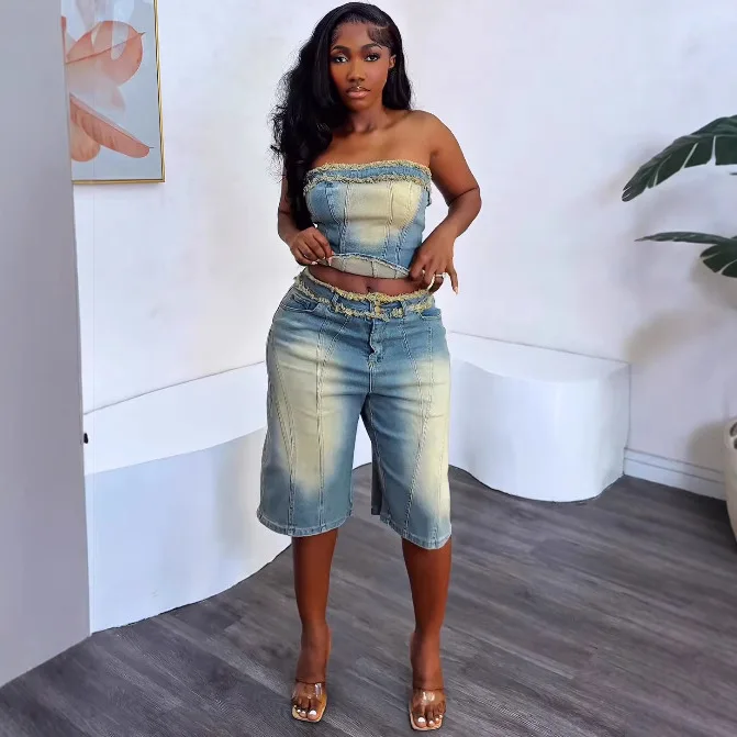 Europese en Amerikaanse denimp - Women Fashion Jeans Top recensie en prijs