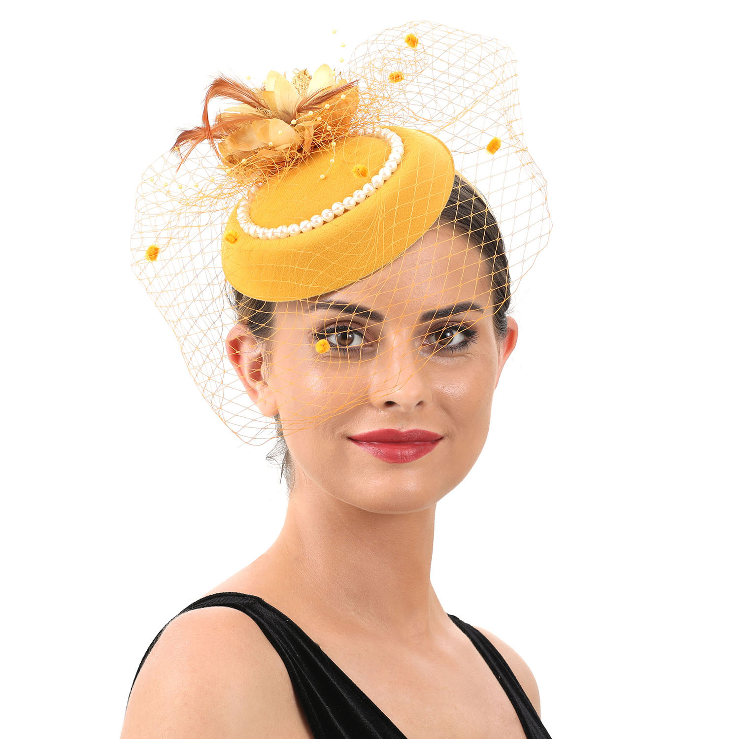 Vrouwen veren tovenaar hoed me - Women'S Fashion Kentucky Derby recensie en prijs