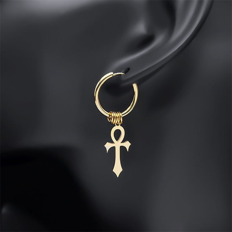 Egypte Ankh Kruis Hoepel Drop  - Women Fashion Egypt recensie en prijs